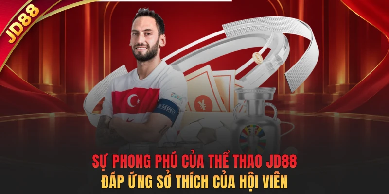 Sự phong phú của thể thao JD88 đáp ứng sở thích của hội viên